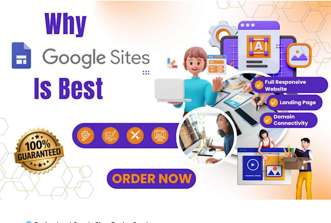 design a modern google sites website for your business